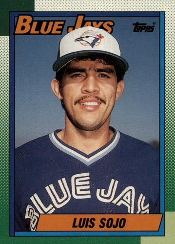Mlb Luis Sojo / Azulejos De Toronto - Topps Rookie Card 1990