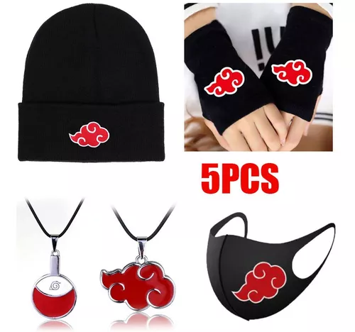 Touca Gorro Akatsuki Naruto Nuvem Bordada Nova Promoção