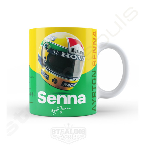 Taza Fierrera - Ayrton Senna #40 | World F1 Champion Edition