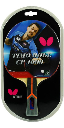Paleta De Ping Pong Butterfly Timo Boll Cf 1000 - Olivos