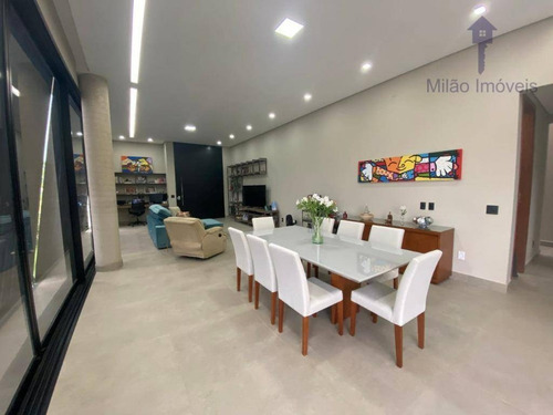 Imagem 6 de 30 de Casa Térrea, 3 Suítes À Venda, 295 M² Por R$ 2.300.000 - Alphaville Nova Esplanada I - Campolim - Votorantim/sp - Ca0518