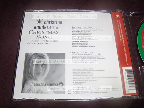 Christina Aguilera The Chistmas Song Cd2 Tracks De Coleccion (Usado)