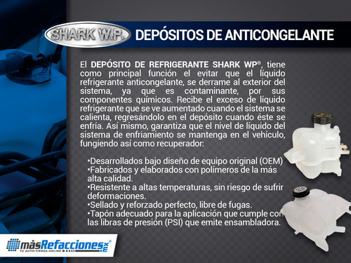 Depósito Anticongelante Kangoo L4 1.6l De 2004 A 2018 Shark