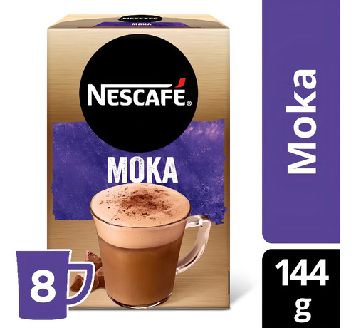 Café Nescafé Moka Caja 8x18gr
