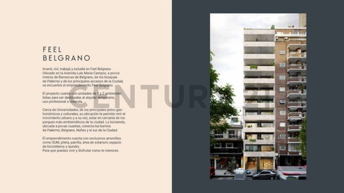 Venta Departamento Belgrano Monoambiente Pozo Feel Belgrano