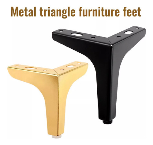 Mesa Pies Sofá Cama Pierna Hierro Muebles Reemplazar 4