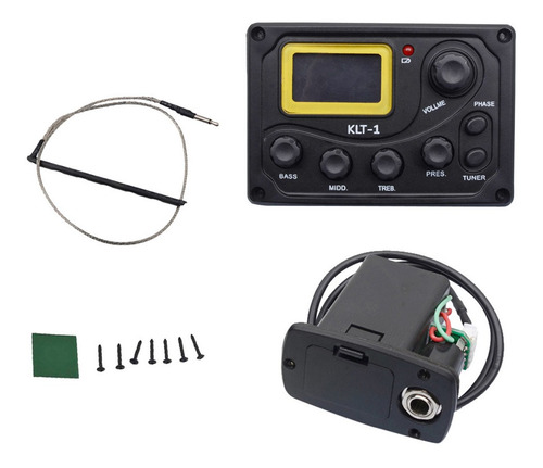 Guitarra Acústica Preamplificador Piezo Pickup Eq