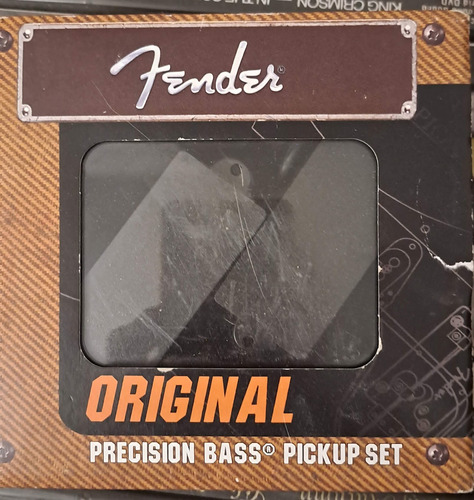 Micrófonos Bajo Fender P Bass Original Usa Antiguos