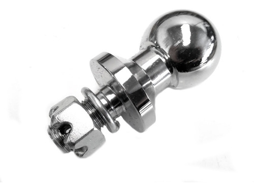 Imagem 1 de 3 de Bola Esfera Engate Cromada 50mm Aço Maciço