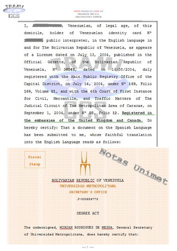 Imagen 3 de 9 de Traducción Legal Inglés - Traductor Certificado - Interprete