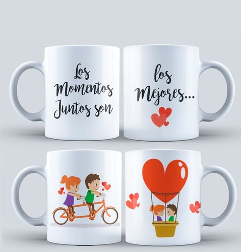 Tazas Estampadas Personalizadas Del Dia De Los Enamorados