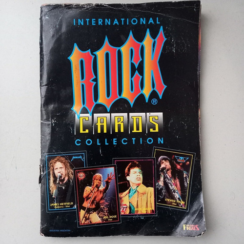 Álbum De Figuritas Rock Cards Completo!!!  Ultra Figus