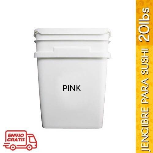 Imagen 3 de 4 de Gari Jengibre Curtido (pink) Para Acompañar El Sushi 20lbs