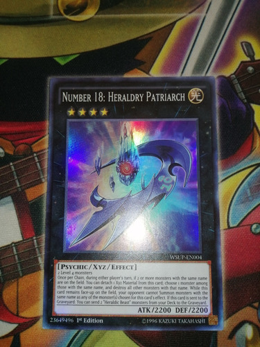 Number 18 Heraldry Patriarch Xyz  Yu-gi-oh! Original Konami