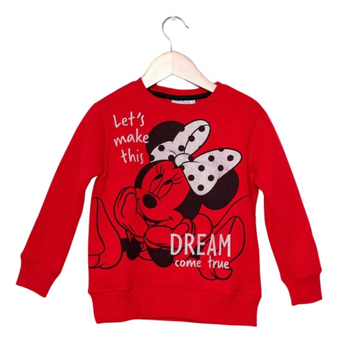 Buzo Niñas Minnie Mouse Friza Disney Oficial