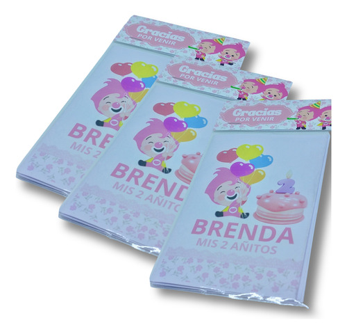 30 Minilibritos Plim Plim Para Colorear / Souvenir De Cumple