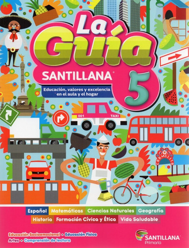 Imagen 1 de 6 de Guía Santillana 5° Pack C/4 Libros + Examen Pública 2021-22
