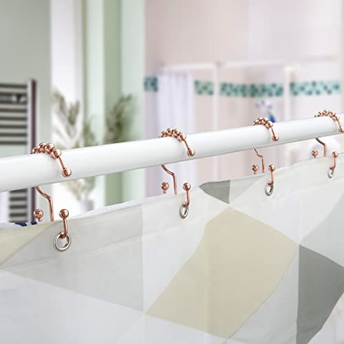 Ganchos Para Cortinas De Ducha, Anillas Goowin, De Acero Ino