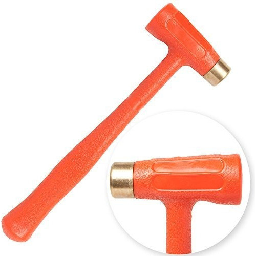 Martillo De Golpe Muerto - Punta De Laton Dual De 1.5lb, Ide