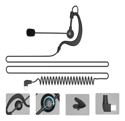 Auriculares De Árbitro Con Micrófono Bicicleta V4plus