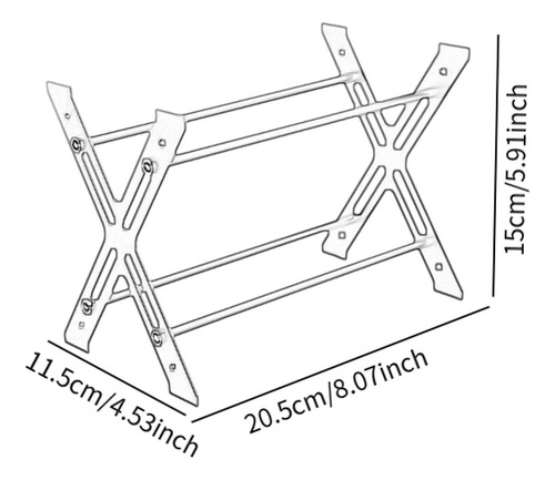 Tiradores De Aleación De Automóvil Rc Rack Rc Soporte Azul