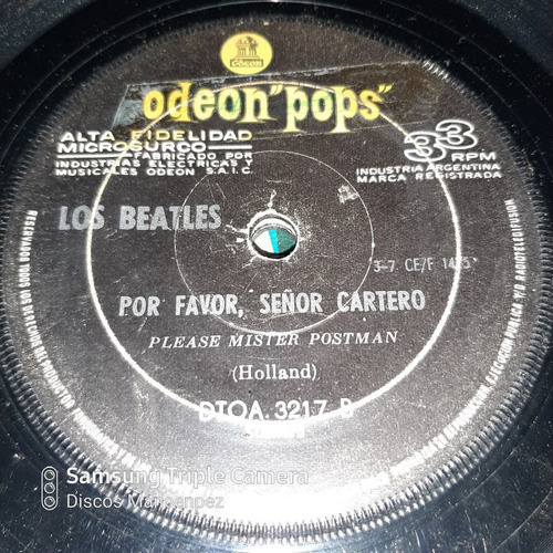 Simple Los Beatles Odeon Pops 3217 C16