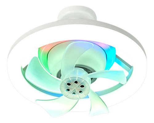 Ventilador De Cabeça Oscilante K Phantom Color E27 Controle