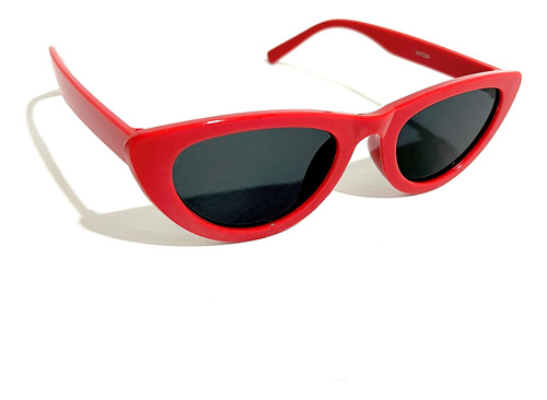 Gafas De Sol Cat Eye Lentes Vintage Bélgica Rojo