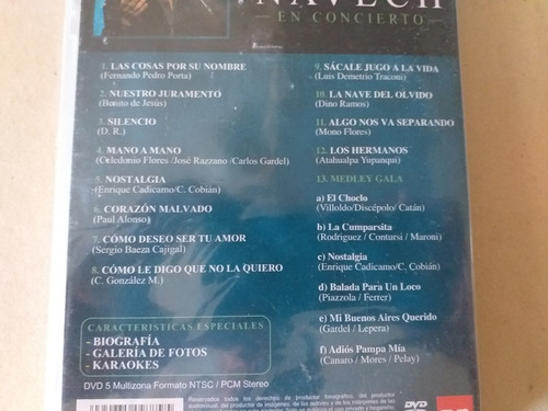 Dvd Rodolfo Navech/ En Concierto