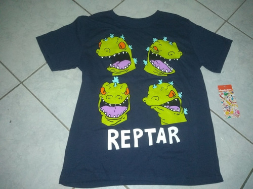 Playera Original Nickelodeon Rugrats Reptar Juvenil Talla 16 (Usado)
