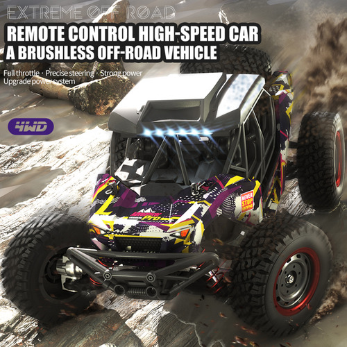 Coche De Control Remoto 4wd De 70 Km/h Con 3 Baterías