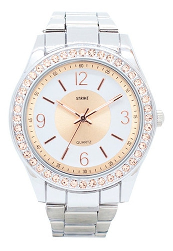 Reloj Strike Watch Ea1044-02 100% Mujer Colección 2022 Color de la correa Plata Color del bisel Plata Color del fondo Blanco