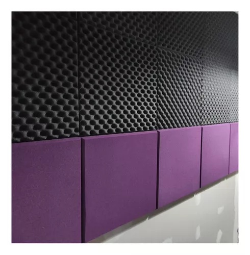 Panel Acústico/ Placa Acústica Liso Color 50 X 50 3,5 Cm