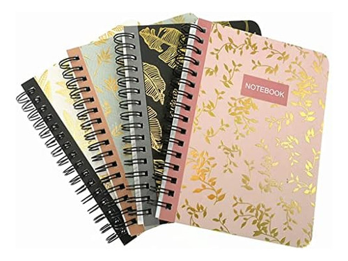 Cuaderno Espiral A6, Paquete De 4, Cuaderno De Notas Ca...