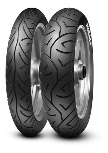 Par Pneu Fazer 250 Traseiro Mais Largo Pirelli Sport Demon