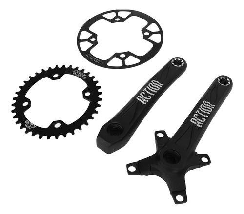 Bike Crankset Mountain Crank Arm Set 36t Narrow Wide