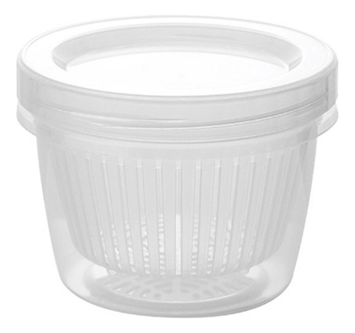 Mz Caja De Cocina Redonda Transparente For Guardar Cebollas