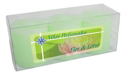 Kit 3 Velas Perfumadas De 1 Dia - Aroma Flor De Lótus