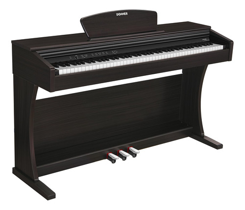 Donner Piano Digital Ddp-300 Con 88 Teclas Ponderadas De Acc