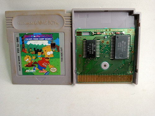 Bart Simpson Escape From Camp Deadly Game Boy Clasico Origin (Reacondicionado)