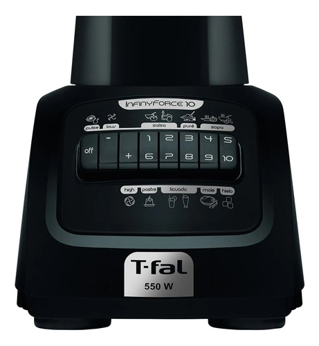 Licuadora T-fal Infinyforce Ln8108mx 1.25 L Negro