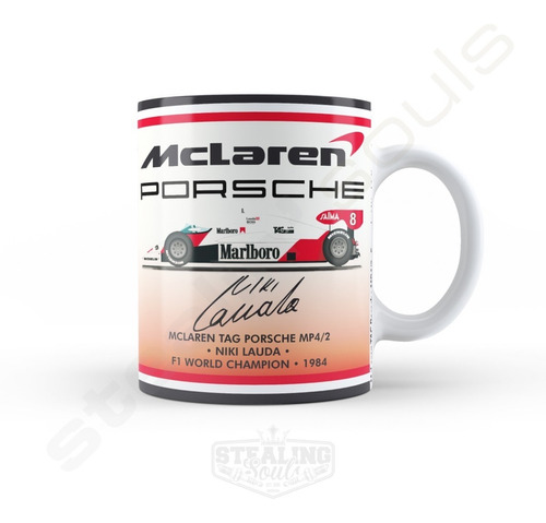 Taza | Niki Lauda | Mclaren Mp4/2 | F1 World Champion 1984