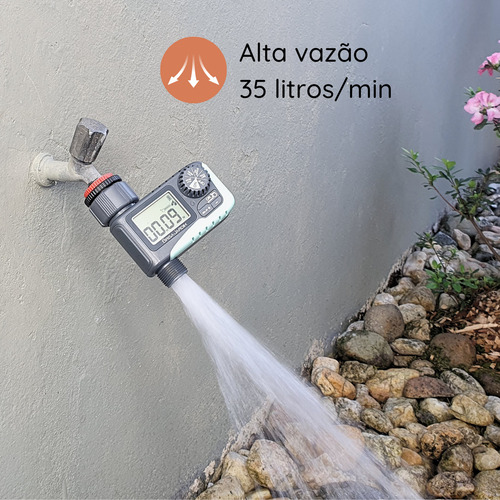 Controlador De Irrigador Programável Automático Temporizador
