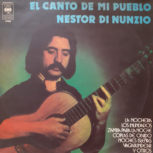 Vinilo Nestor Di Nunzio (el Canto De Mi Pueblo)