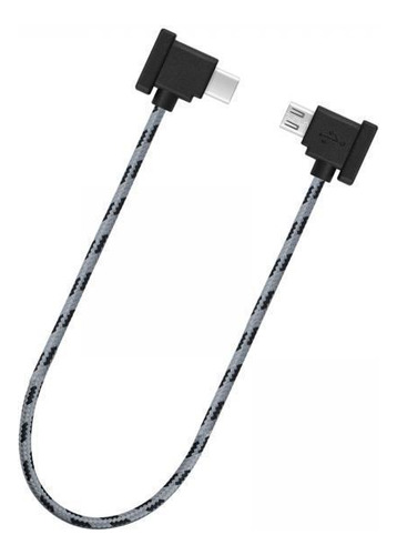 4 Cable De Datos Trenzado De Nailon Mini Control Al Tipo C
