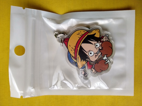 Imagen 2 de 2 de Llaveros Acrílicos One Piece Modelo Luffy