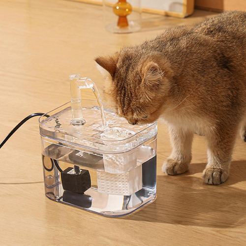 Dispensador De Comida Para Gatos, Cuenco De Agua Ligero Con