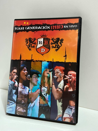 Dvd Rbd Tour Generacion En Vivo Original