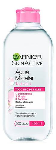 Agua Micelar Todo En 1 Skin Active Garnier 400 Ml