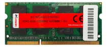 Comprar Memória Para Notebook 4gb Ktrok, Ddr3, 1600mhz